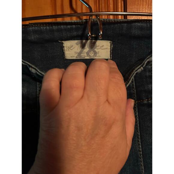 We The Free Size 28 Jayde High Rise Flare Leg Jean Blue Denim FREE PEOPLE - Picture 4 of 5